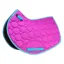 Hy Equestrian DynaMizs Ecliptic Close Contact Saddle Pad - Plum/Teal
